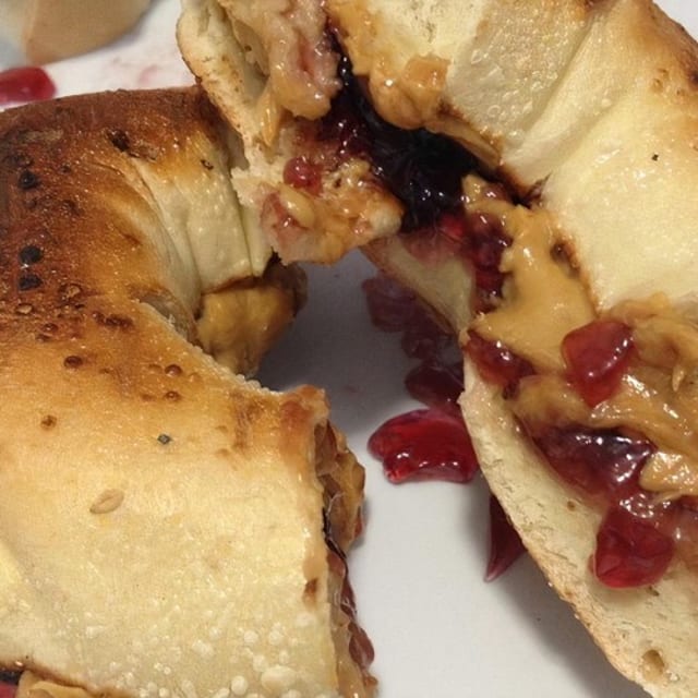 Bagel/PB&J.